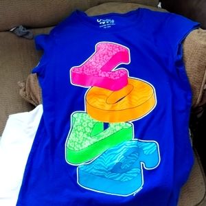 Girls "love" shirt sleeve top